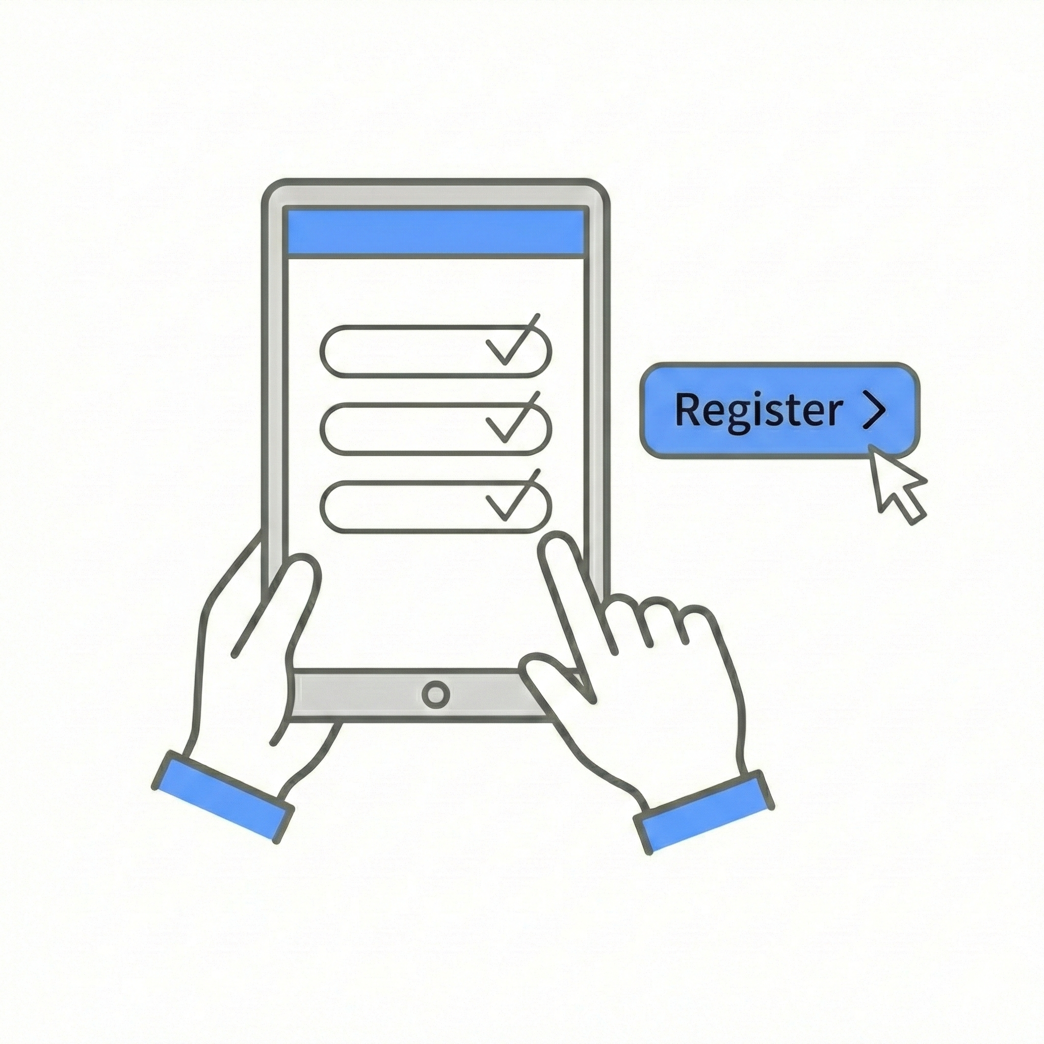 来場登録フォーム画像